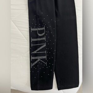 PINK Victoria’s Secret Leggings with Rhinestone Detail